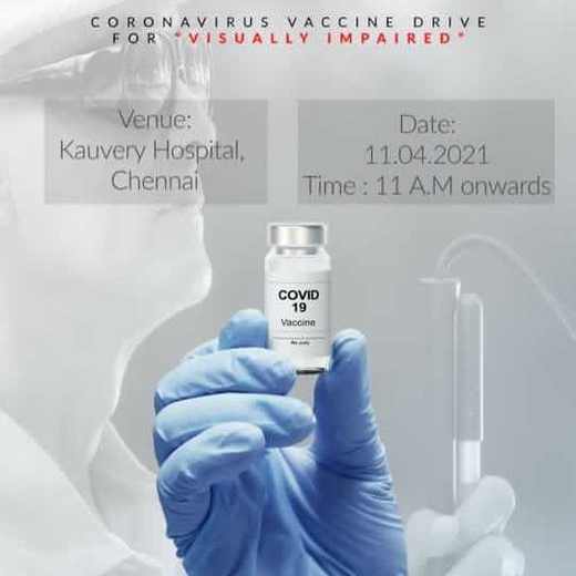Covid Vaccination for the Visually Impaired